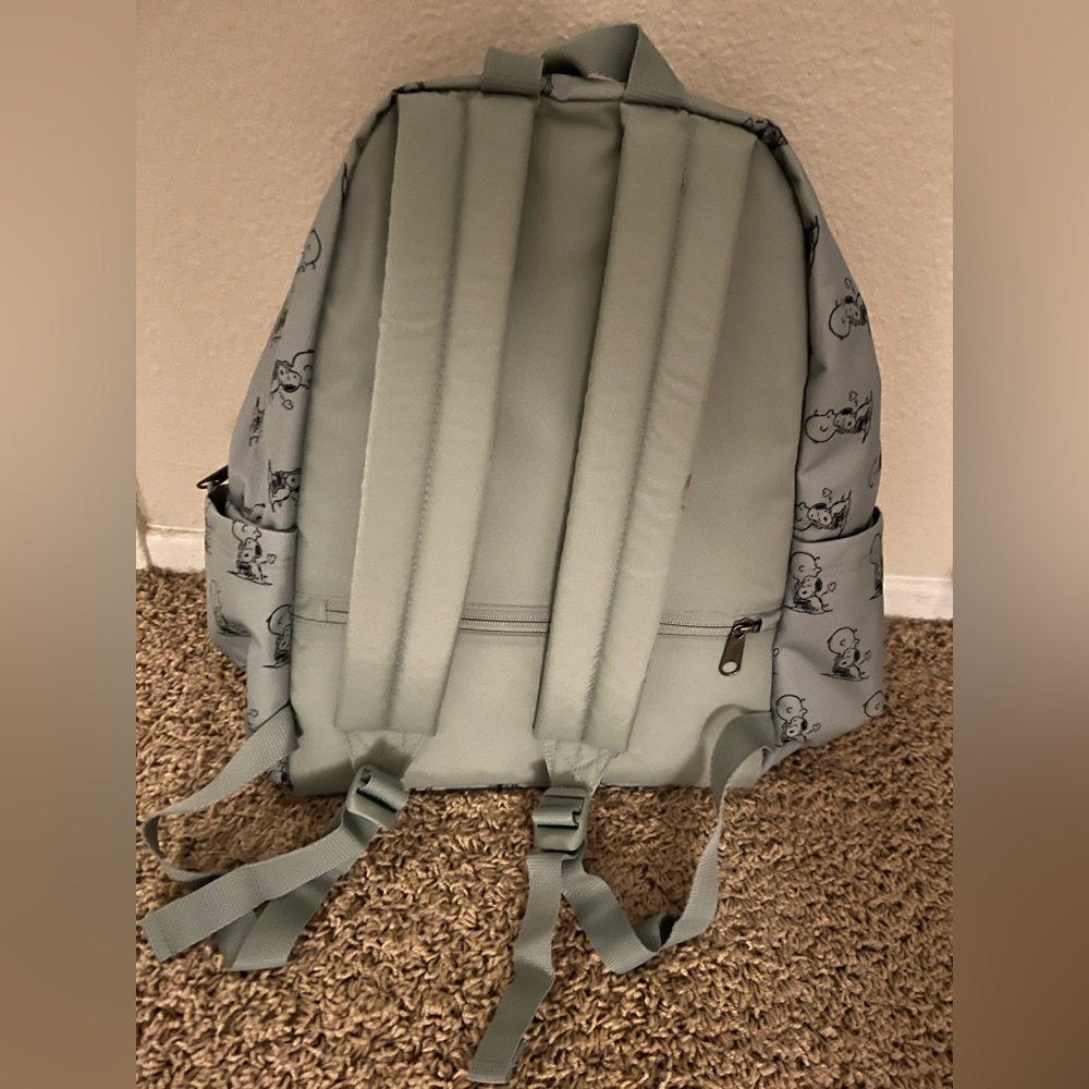 Eastpak Peanuts Light Gray Backpack - image 2
